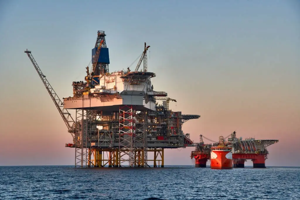 Modern oil and gas facility showcasing innovative engineering and design