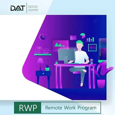 Person working on a laptop from home, representing a remote work program.