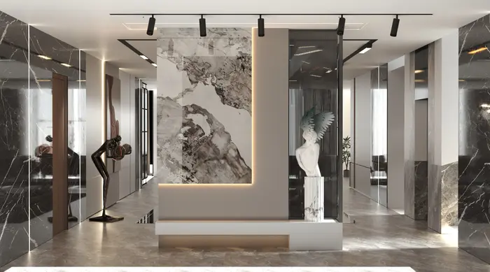 Architects and interior designers planning an opulent, glamorous villa with high-end finishes.