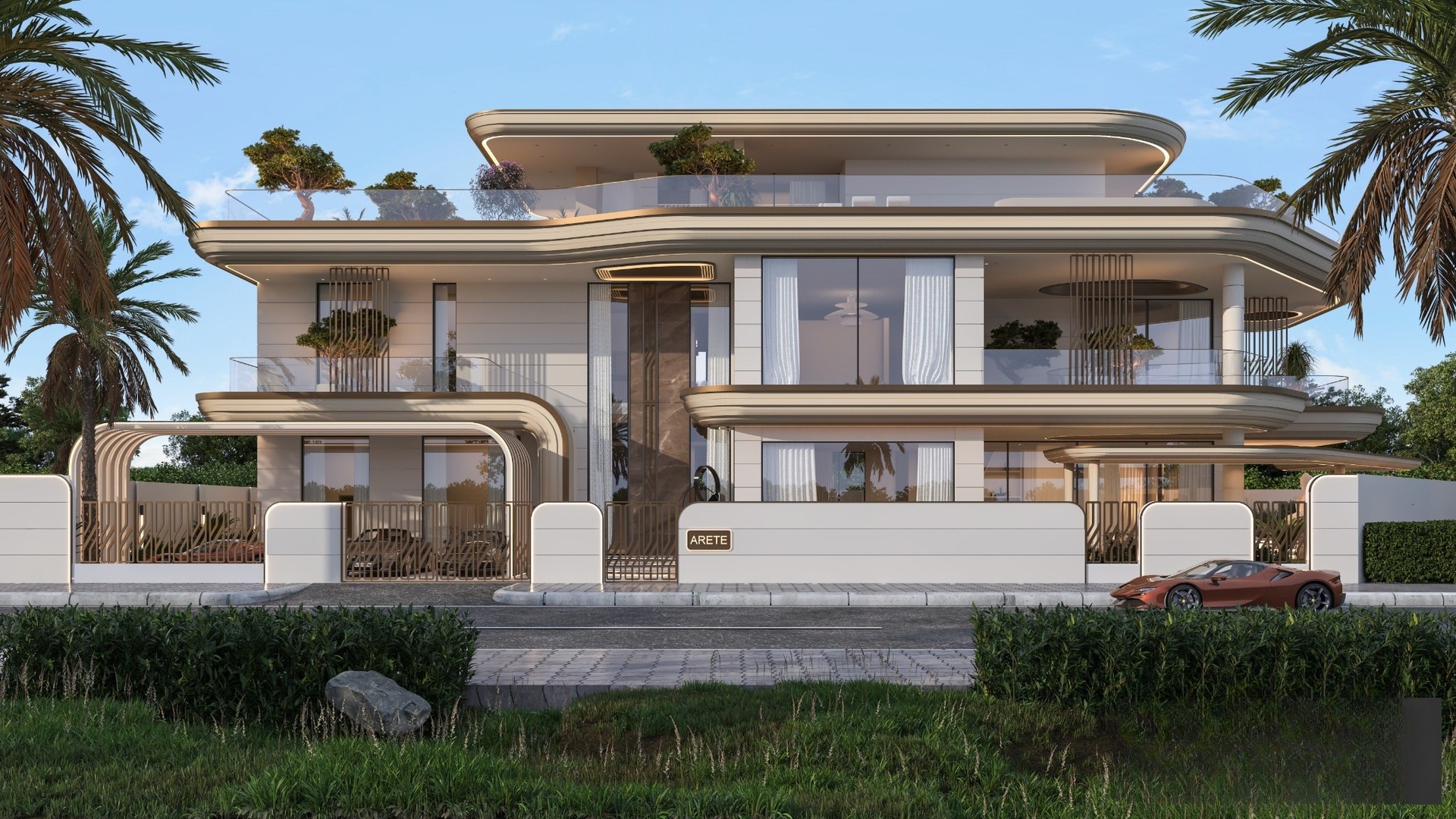 Contemporary villa design