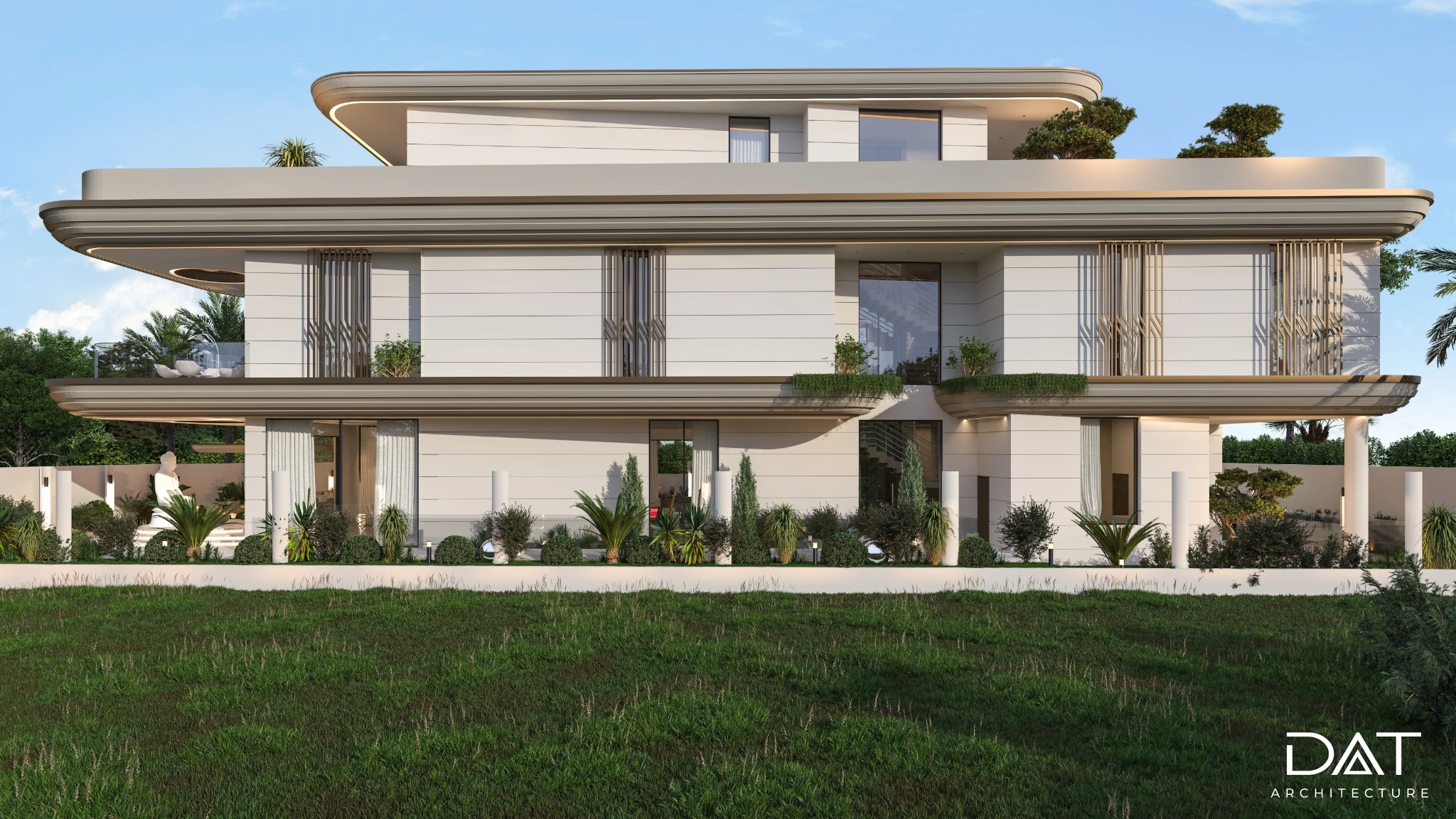 Contemporary side elevation design